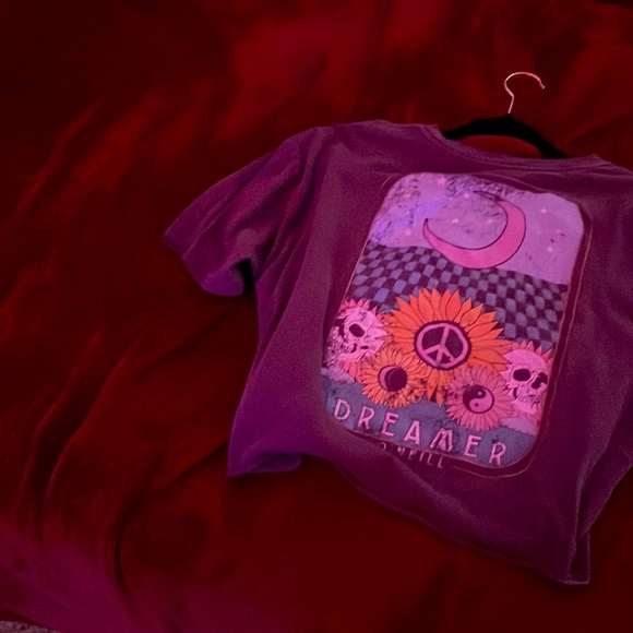 Skeletons day Dreamer checkerboard crop top - Picture 1 of 1